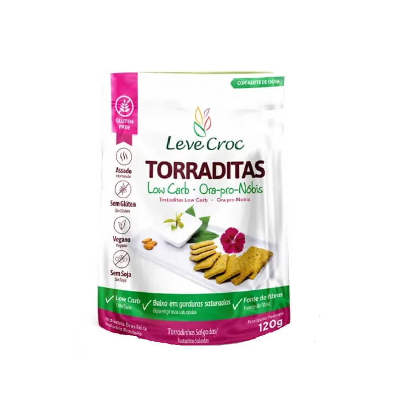 Torraditas Sem Glúten Low Carb Ora-pro-nobis 120g